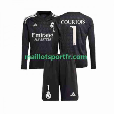 Maillot de Foot Real Madrid Thibaut Courtois 1 Gardien Enfant Exterieur 2023/24 ML Maillot de Foot Real Madrid Thibaut Courtois 1 Gardien Enfant Exterieur 2023/24 ML